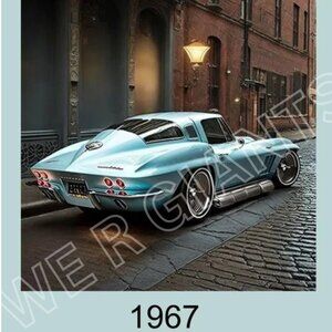 1967 CORVETTE PRINT 11X17- GREAT GIFT FOR CORVETTE LOVERS